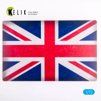 Reskit S72092 Great Britain Flag Base Acrylic 3mm (280x180) 1/72