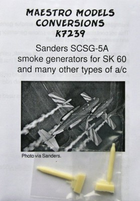 Maestro Models MMCK-7239 1/72 Sanders SCSG-5A Smoke generators (2 pcs.)