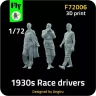 Fly model F72006 Race Drivers 1930s (3 fig.) 3D-Printed 1/72