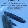 Maestro Models MMCK-4872 1/48 MBV2S Target winch pod (Swedish/Swiss)