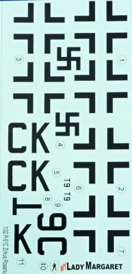 LF Model C3231 Decals P-51C Mustang Zirkus Rosarius Part I. 1/32