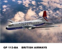 Mach 2 GP113BA Hawker-Siddeley HS.748 British Airways 1/72
