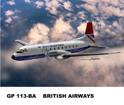 Mach 2 GP113BA Hawker-Siddeley HS.748 British Airways 1/72