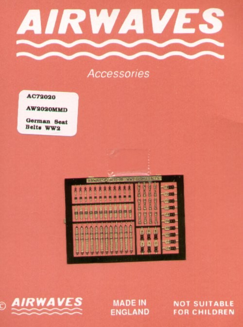 Airwaves (etched) AEC72020 WWII German Accessories 1/72