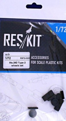 Reskit RS72-0205 Me-262 wheels type 2 (ACAD/HAS/REV/AIRF) 1/72