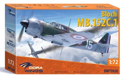 Dora Wings 72028 Самолет Bloch MB.152 C1 1/72