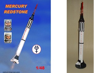 Mach 2 MACHL030 Mercury Redstone 1/48