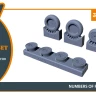 Clear Prop A72175 MiG-19 wheel set (CL.PROP) 1/72