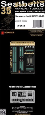 HGW 135518 Seatbelts Bf 109G-10 (BORDER M.) 1/35