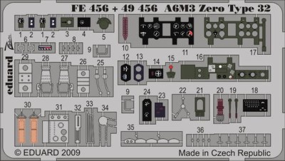 Eduard FE456 A6M3 Zero Type 32 S.A. HAS