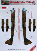 LF Model M7227 Mask Arado Ar-234C (DRAG/DML/REV) 1/72