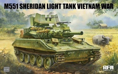 RFM 5142 Американский десантный танк M551 «SHERIDAN» Вьетнамская война 1/35