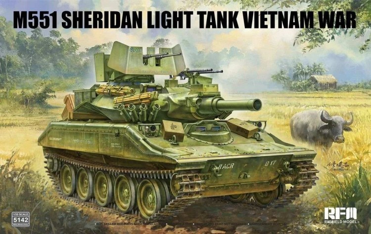 RFM 5142 Американский десантный танк M551 «SHERIDAN» Вьетнамская война 1/35