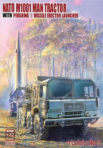 Modelcollect UA72084 Nato M1001 MAN Tractor &amp; Pershing II Missile Erector 1/72