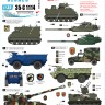 Star Decals 35-C1114 Lebanese Tanks & AFVs #7. Even more generic unit insignias 1/35