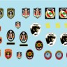 Star Decals 35-C1114 Lebanese Tanks & AFVs #7. Even more generic unit insignias 1/35