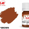 ICM C1008 Темно-коричневый(Deep Brown), краска акрил, 12 мл