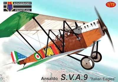 Kovozavody Prostejov 72445 Ansaldo SVA 9 'Italian Eagles' (3x camo) 1/72