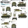 Star Decals 48-B1022 US M8 HMC - 75mm Howitzer. D-Day and France in 1944.66th Armored Regiment, 2nd Armored Division and 5th Armored Division 1/48