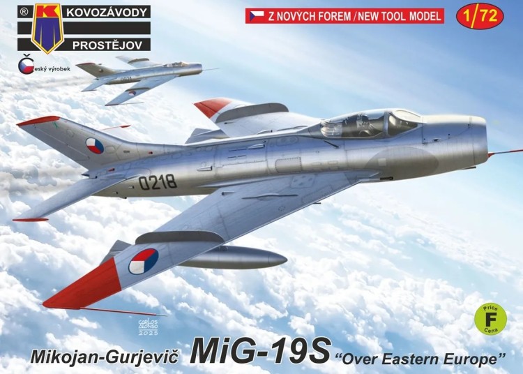 Kovozavody Prostejov KPM72496 Mikojan-Gurjevic MiG-19S "Over Eastern Euope" 1/72