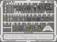 Eduard 32523 F-16CJ interior TAM