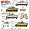 Star Decals 72-A1115 East Front Tigerss.Pz.Abt. 501 1943-44Tiger I and Befehls-Tiger I Mid production 1/72