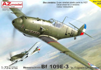 Az Model 76088 Bf 109E-3 'Yugoslavian Service' (3x camo) 1/72
