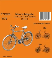 CMK P72023 Men's bicycle - 1st half of 20th century (3x) 1/72