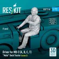 Reskit F72084 Driver for MD-3 (A,B,C,T) Deck Tractor Typ 2 1/72