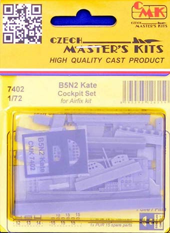 CMK 7402 B5N2 Kate Cockpit Set (AIRFIX) 1/72