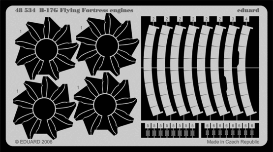 Eduard 48534 B-17G engines REV/MON