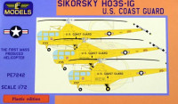 Lf Model LFM-P7242 1/72 Sikorsky HO3S-1G US Coast Guard (3x camo)