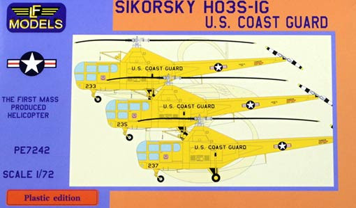 Lf Model P7242 Sikorsky HO3S-1G US Coast Guard (3x camo) 1/72