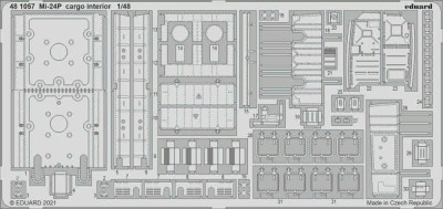 Eduard 481057 SET Mi-24P cargo interior (ZVE) 1/48