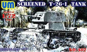 UniModel UMM-72402 Screened T-26-1 tank 1/72