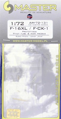 Master AM-72-131 1/72 F-16XL / F-CK-1 - Pitot Tube &amp; AOA probes
