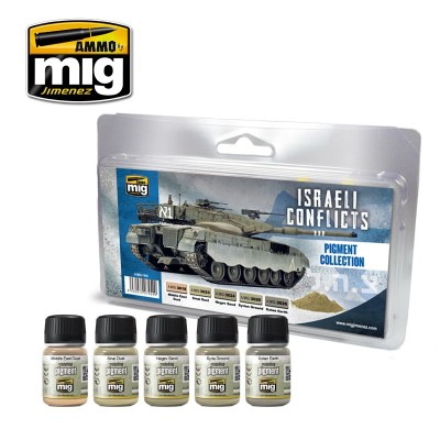 Ammo Mig 7454 Набор пигментов для Израильской техники