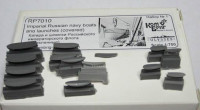 Combrig RP7010 #1 Imperial Russian navy boats and launches, covered (14 pcs.) 1/700