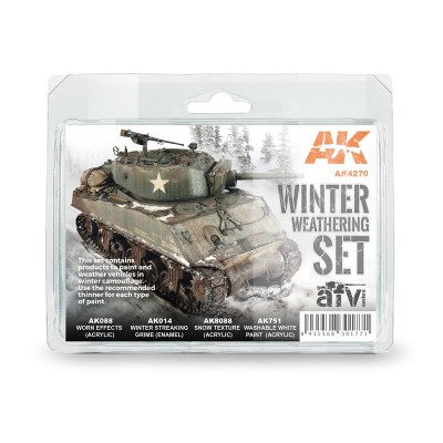 AK Interactive AK-04270 Зимние эффекты на бронетехнике