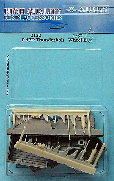 Aires 2122 P-47D Thunderbolt wheel bay 1/32