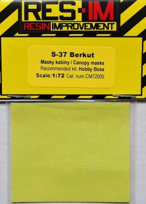 RES-IM RESICM72005 1/72 Canopy Masks for S-37 Berkut (HOBBYB)