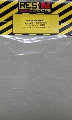 RES-IM RESIMG4810 1/48 Masks for Mosquito Mk.VI (TAM 61062)