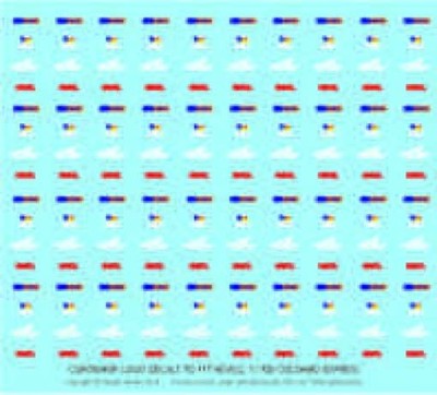 White Ensign Models D-702 Colombo Express container decals