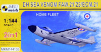 Mark 1 Models MKM-144.135 DH Sea Venom FAW.21/22/ECM.21 (2-in-1) 1/144