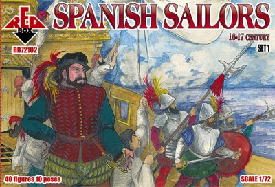 Red Box 72102 Spanish Sailors 16-17 century 1/72