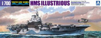 Aoshima 05104 Royal Navy Aircraft Carrier HMS Illustrious 1:700