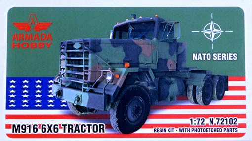 Armada Hobby N72102 M916 6x6 Tractor (resin kit w/ PE) 1/72