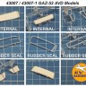 KV Models 43007 ГАЗ-52 / ГАЗ-53 / ГТК-40 (53) / АТЗ-2,4 (52) / АЛ-18 (52) / АЦПТ-3,3 (53) / АЦ-30(53)-106Г / АНМ-53 / М-30(53) / ПУ-53 / САЗ-3507 / ШСЗА-3716 / ГЗСА-893А / ГЗСА-3704 AVD Models RU 1/43