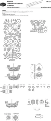 New Ware NWA-M1327 Mask B-26F Marauder EXPERT (ICM 48325) 1/48