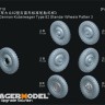 Voyager Model PR35118 WWII German Kubelwagen Type 82 Standar Wheels Pattern 3 (For All) 1/35